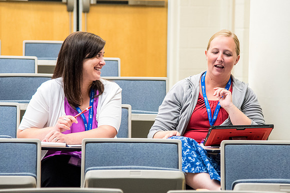 Online Instructors come to BYU-Idaho campus for further learning to enhance teaching skills.
