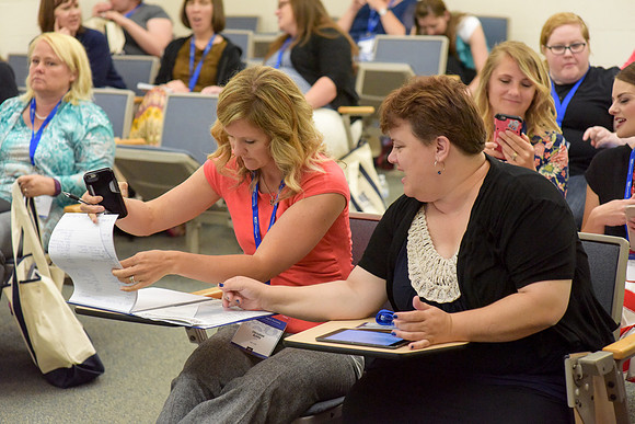 Online Instructors gather for a conference at BYU-Idaho. Photos by Photo Services