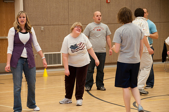 Adaptive Physical Education with instructor Bob Christensen.