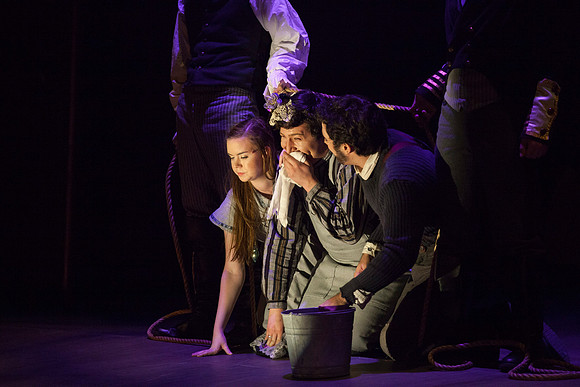 Peter and the Starcatcher is a wildly theatrical, hilarious and innovative retelling of how a miserable orphan came to be "The Boy Who Never Grew Up." Thirteen-year-old Molly Aster, a Starcatcher appr