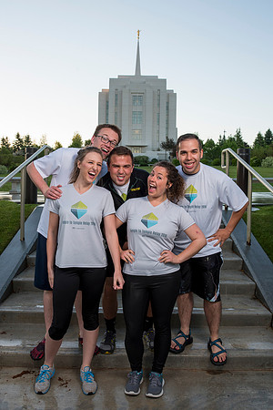 2016 Temple to Temple relay from Rexburg Temple to Idaho Falls Temple.