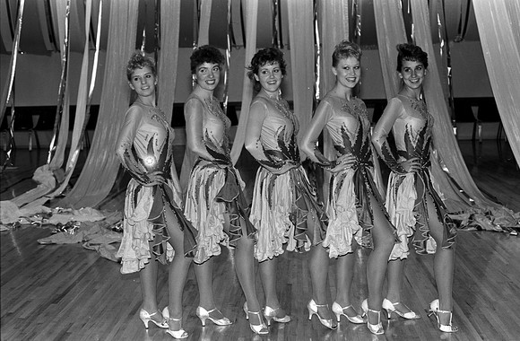 Members of the 1987 Ricks College Dance Team