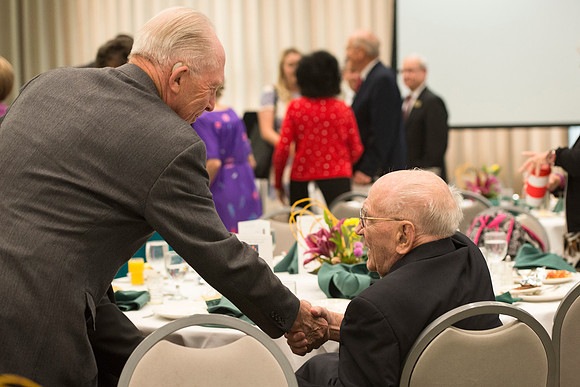 The Emeritus Breakfast and 50 Year Reunion was held where LaMar Barrus Received the Alumni Award of Excellence.