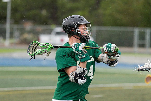 Spartan's Kevin Bosley looks for an open teammate as he examines the field.