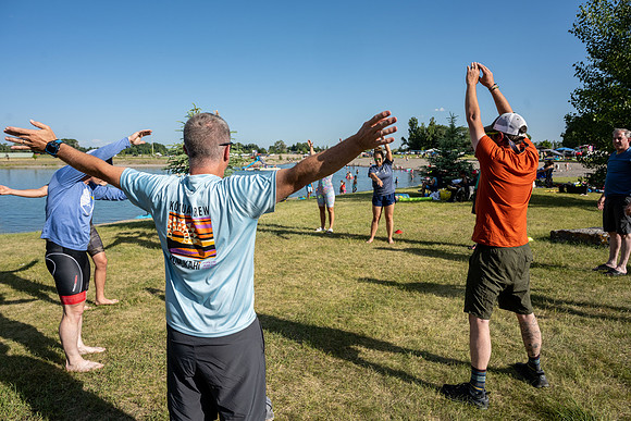 Strength & Conditioning Academy Triathlon Camp at Rigby's, Jefferson Lake.