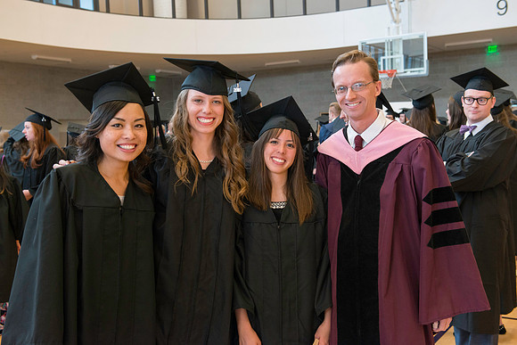 Graduates gather for BYU-Idaho commencement.