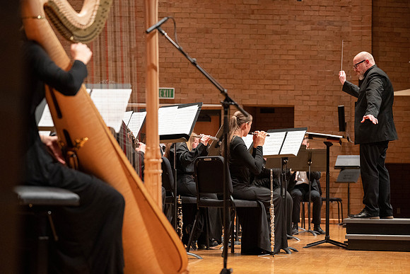 A retirement concert and reception for Diane Soelberg the director of the Symphony Band.