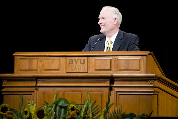 First devotional of the year Pres Kim B. Clark