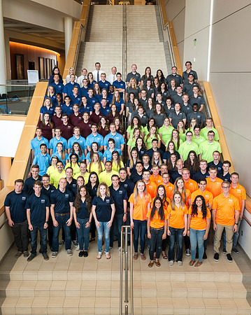 Group shots in the I-Center.