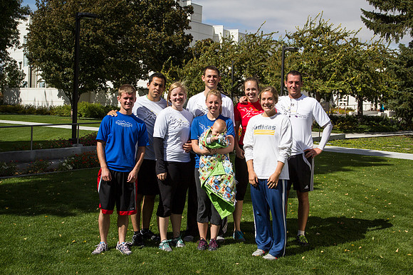 More than 600 participants ran in a 37 mile relay race, beginning at the Rexburg Temple and ending in Idaho Falls.