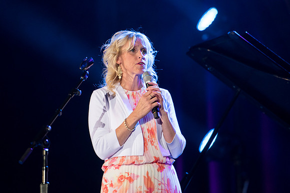 Hilary Weeks, along with Nik Day, perform at BYU-Idaho as part of Center Stage.
