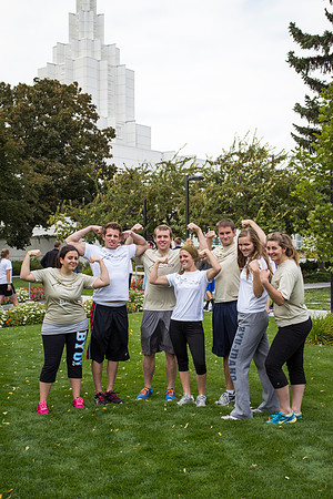 More than 600 participants ran in a 37 mile relay race, beginning at the Rexburg Temple and ending in Idaho Falls.