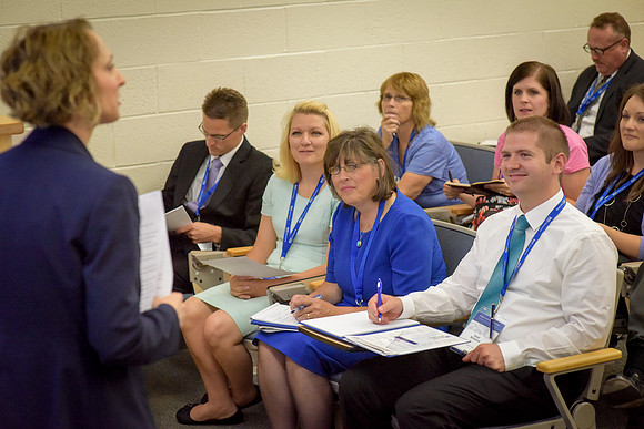 Online Instructors gather for a conference at BYU-Idaho. Photos by Photo Services