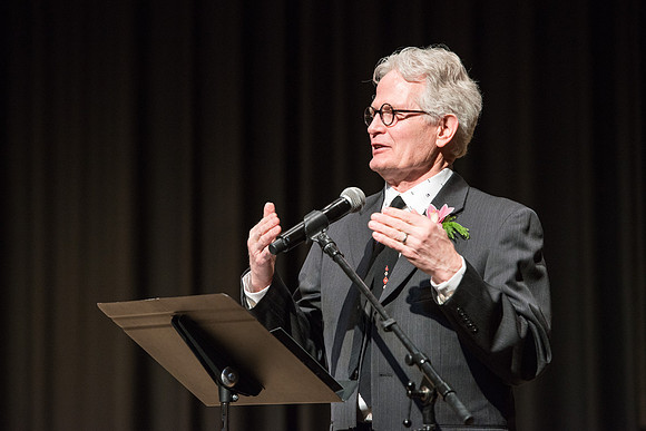 An "Evening Of Honors" recognizing Rodger Sorensen with the Eliza R. Snow Award for his contribution to the Arts. Rodger has taught and directed Theater for 42 years, first at the college of Eastern U