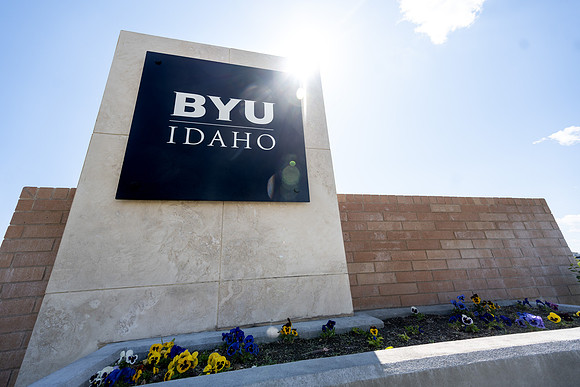 BYU-Idaho Sign - May 2025