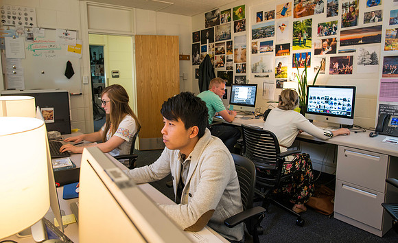 Talented students are an important of University Relations with their skills as photographers, designers, writers and web developers.