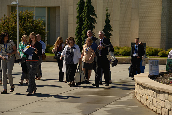 Online Instructors gather for a conference at BYU-Idaho. Photos by Photo Services