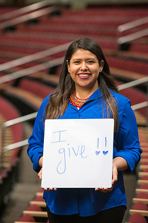 Students give to help others in need. Christina Camano