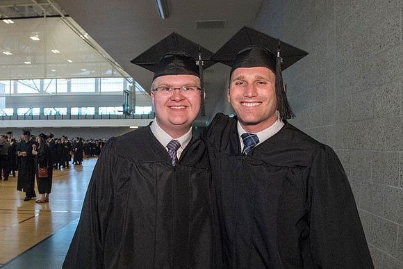 Students of Brigham Young University-Idaho prior to convocation of the Spring 2016 semester. Photo by Ryan Chase.
