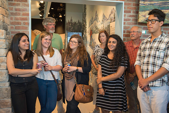 "The Evolution of Yellowstone, Celebrating 100 Years of Park Service" A new display designed by BYU-Idaho students as part of their course work for a Graphic Design class taught by Shawn Randall.