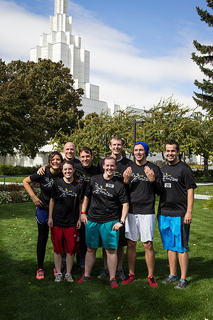 More than 600 participants ran in a 37 mile relay race, beginning at the Rexburg Temple and ending in Idaho Falls.