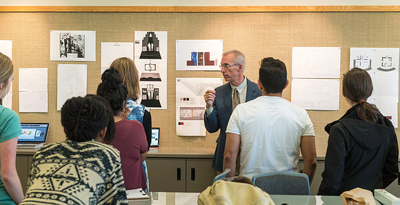Three-Dimensional Graphic Design class taught by Kelly Burgener.