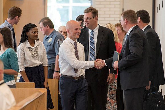 Jeff Morrin was announced as the new University Resources Vice President. He will replace Charles Andersen, the prevous Vice President.