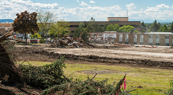 History coming down to make room for more parking.