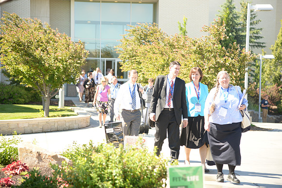 Online Instructors gather for a conference at BYU-Idaho. Photos by Photo Services