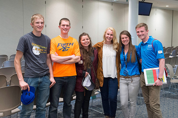 Students Volunteer through "Student Support" to help and serve incoming Freshman during new student orientation.