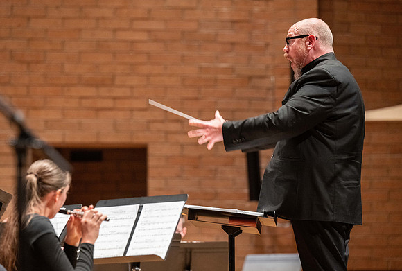 A retirement concert and reception for Diane Soelberg the director of the Symphony Band.