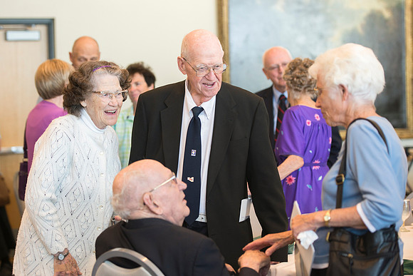 The Emeritus Breakfast and 50 Year Reunion was held where LaMar Barrus Received the Alumni Award of Excellence.