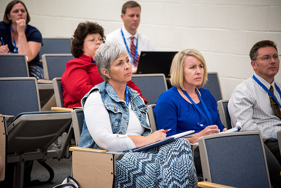 Online Instructors come to BYU-Idaho campus for further learning to enhance teaching skills.