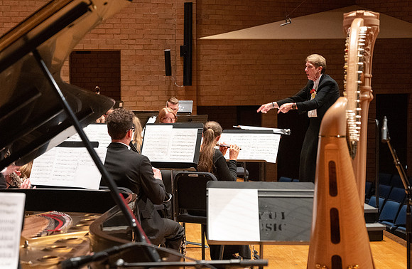 A retirement concert and reception for Diane Soelberg the director of the Symphony Band.