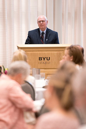 The Emeritus Breakfast and 50 Year Reunion was held where LaMar Barrus Received the Alumni Award of Excellence.