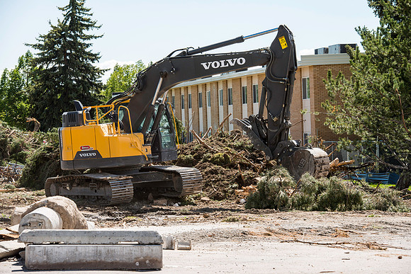 History coming down to make room for more parking.