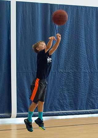 Early morning basketball.