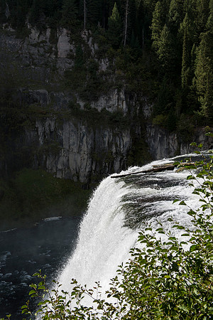 Geology Instructor, Dan Moore takes a group of faculty up to Island Park and Mesa Falls, teaching about the Henrys Fork Caldera and answering Geology questions about the area.
