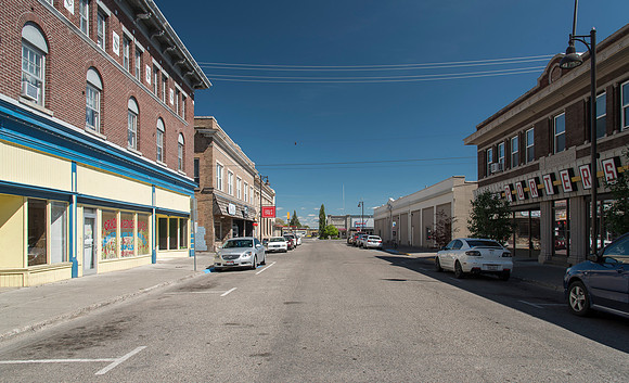 Looking North up College Avenue.