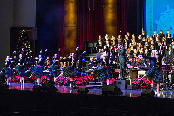 BYU-Idaho students perform in the Christmas Concert featuring Nathan Pacheco