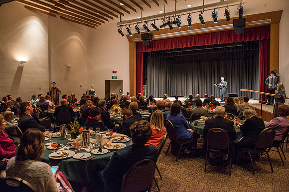 An "Evening Of Honors" recognizing Rodger Sorensen with the Eliza R. Snow Award for his contribution to the Arts. Rodger has taught and directed Theater for 42 years, first at the college of Eastern U