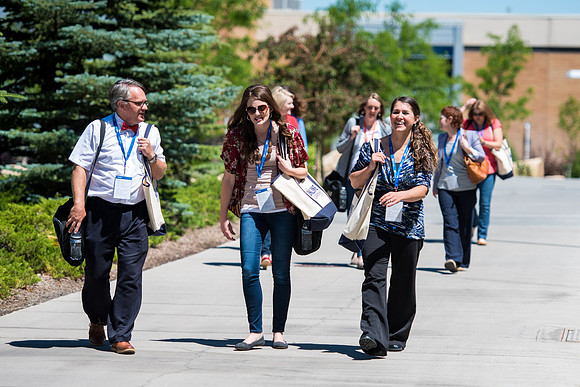Online Instructors come to BYU-Idaho campus for further learning to enhance teaching skills.