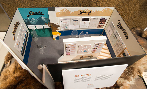 "The Evolution of Yellowstone, Celebrating 100 Years of Park Service" A new display designed by BYU-Idaho students as part of their course work for a Graphic Design class taught by Shawn Randall. Scal