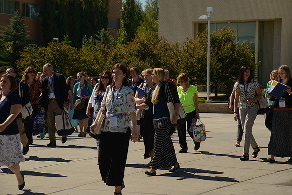 Online Instructors gather for a conference at BYU-Idaho. Photos by Photo Services