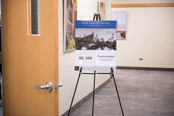 Online Instructors come to BYU-Idaho campus for further learning to enhance teaching skills. Instructor: Brooke Jenkins.