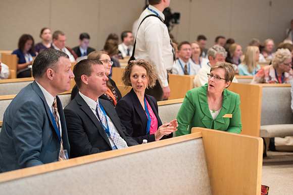Online Instructors come to BYU-Idaho campus for further learning to enhance teaching skills.