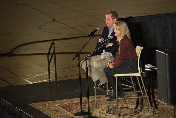 President and Sister Gilbert host a date night with BYU-Idaho Students. Oct 2015