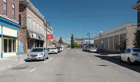 Looking North up College Avenue.