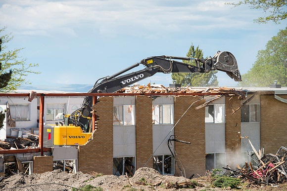 History coming down to make room for more parking.