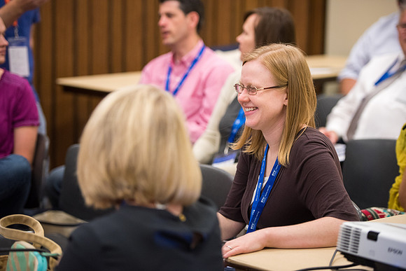 Online Instructors come to BYU-Idaho campus for further learning to enhance teaching skills.
